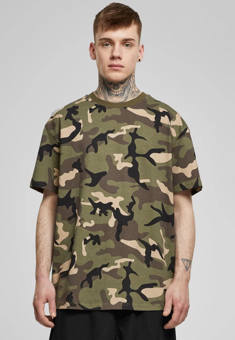 Urban Classics - Heavy Oversized Woodcamo - T-Shirt Cheap New Arrival