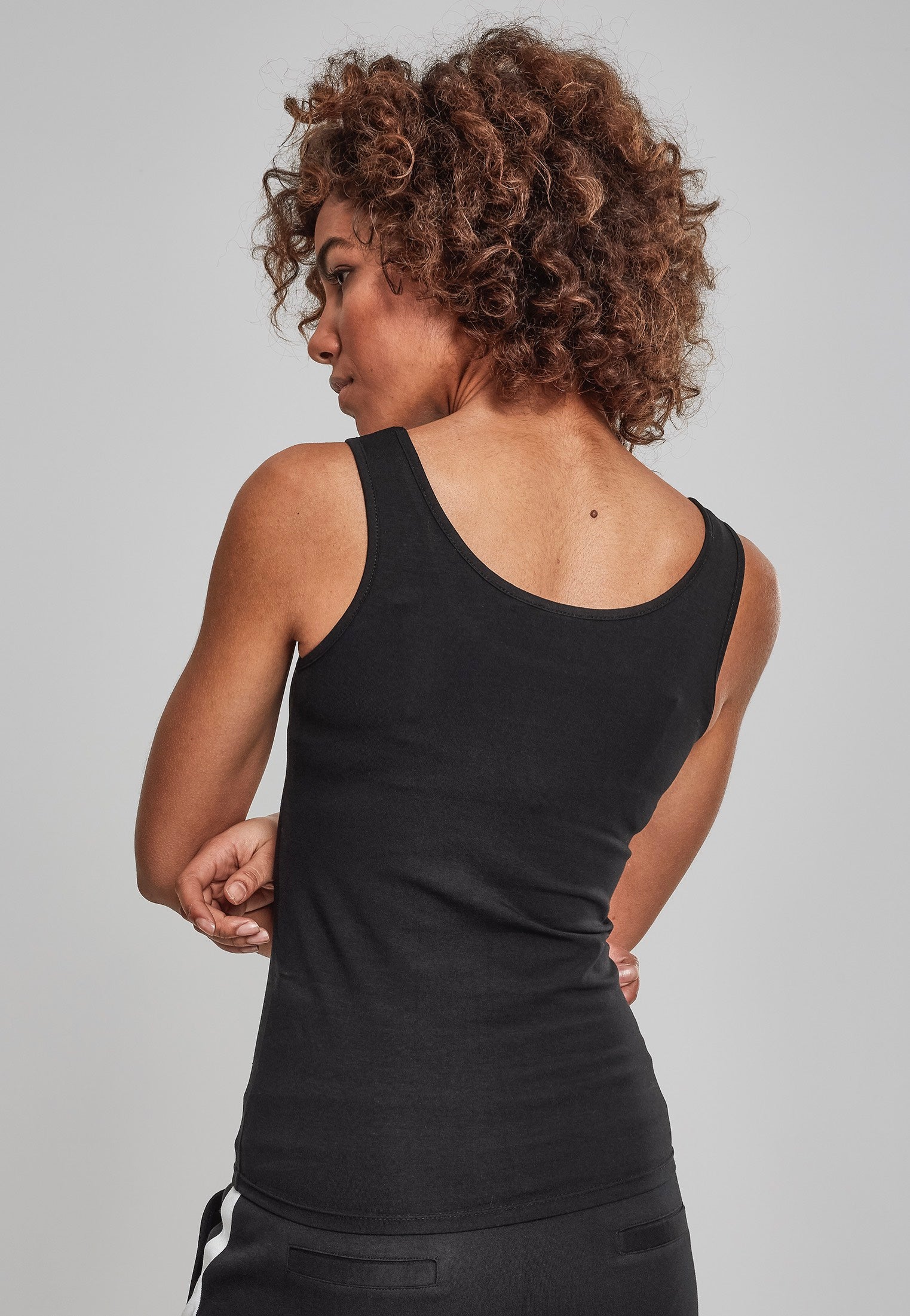 Urban Classics - Basic Stretch Pack Of 2 Black - Tank Explore Online