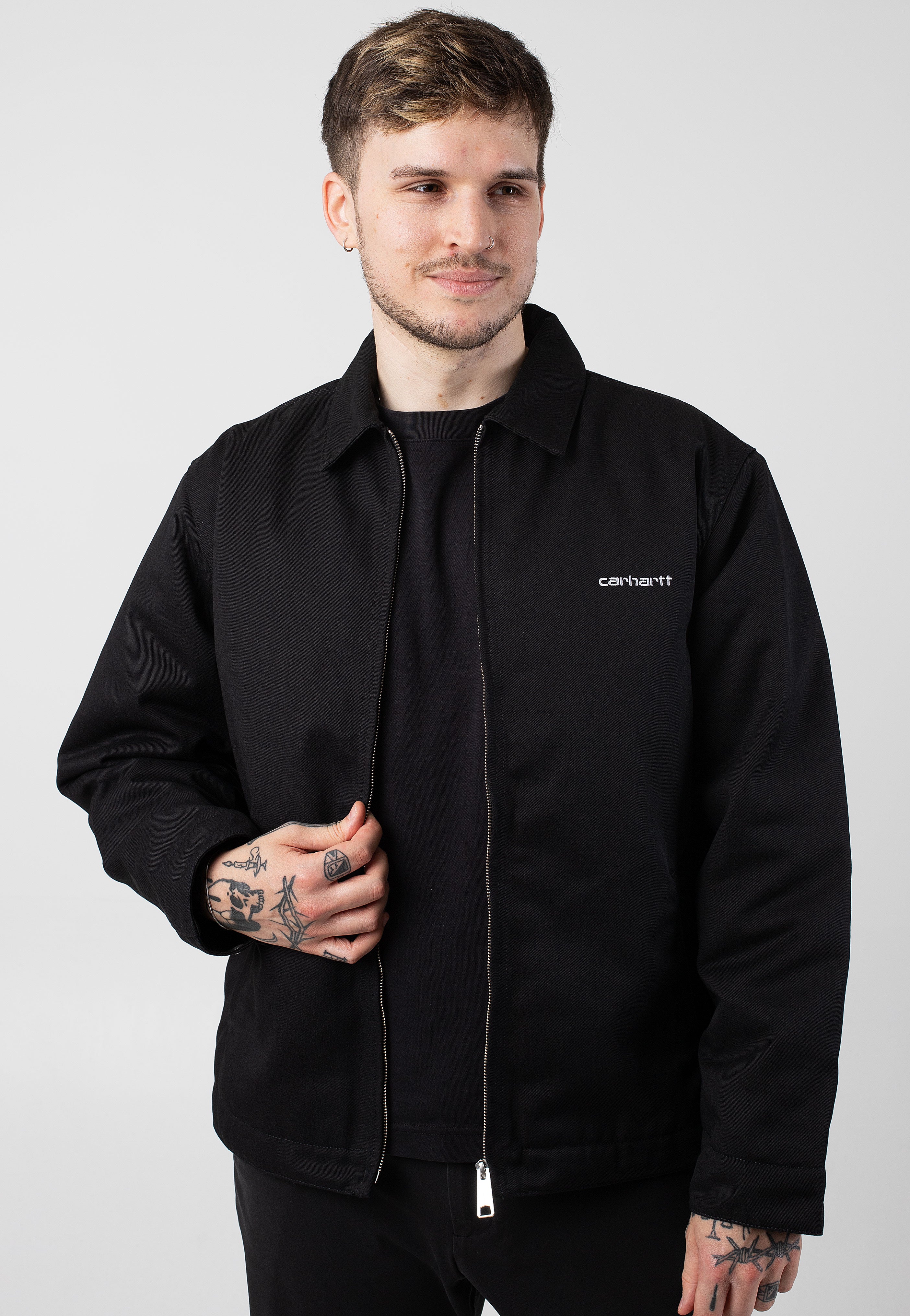 Carhartt WIP - Module Script Rigid Black/White - Jacket Outlet Cheap