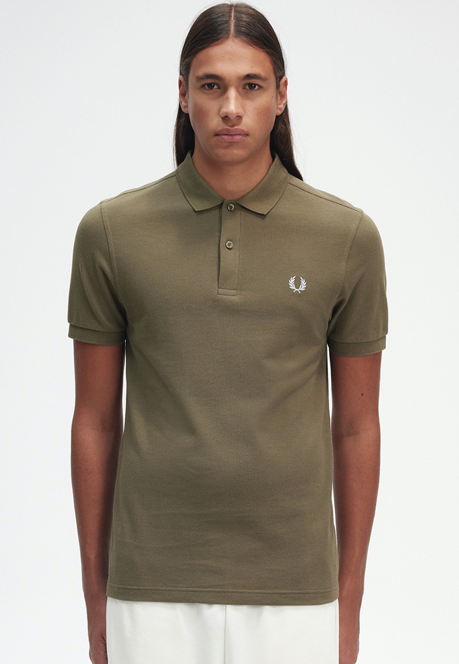 Fred Perry - Plain Uniform Green - Polo Outlet 100% Original