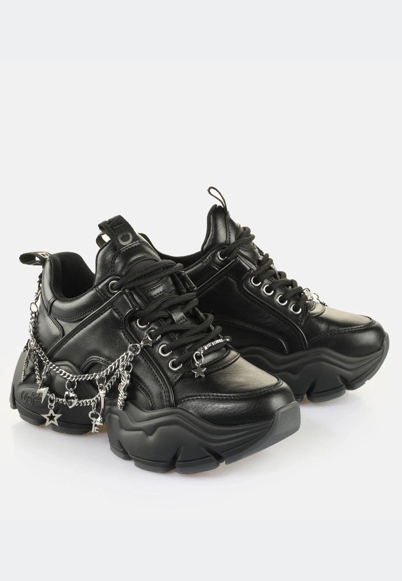 Buffalo - Binary Charm Vegan Nappa Black - Girl Shoes Sast Sale Online