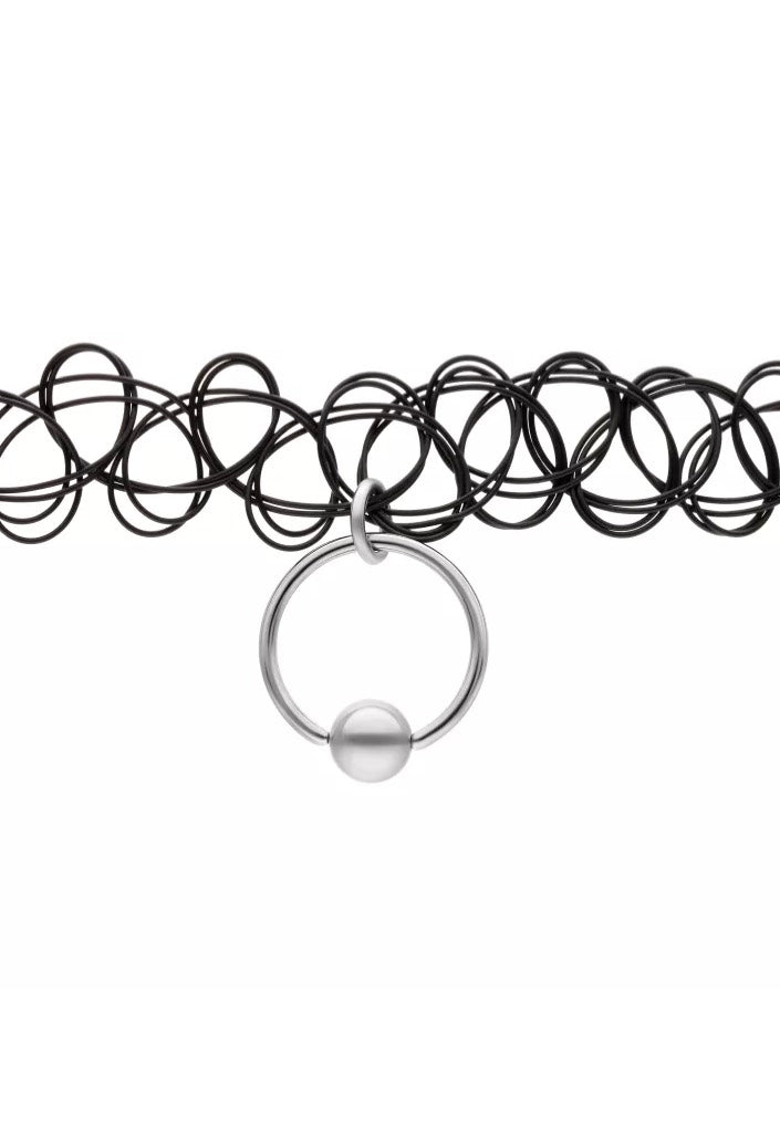 Wildcat - Ring Of O Tattoo Black - Choker Discount Low Pice