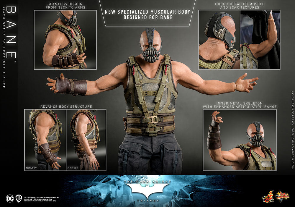 Batman - The Dark Knight Trilogy Bane Movie Masterpiece 1:6 - Action Figure Online Sale