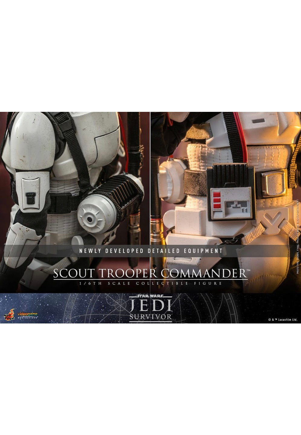 Star Wars - Scout Trooper Commander Jedi Survivor 1:6 Videogame Masterpiece  - Figure 2025 Online