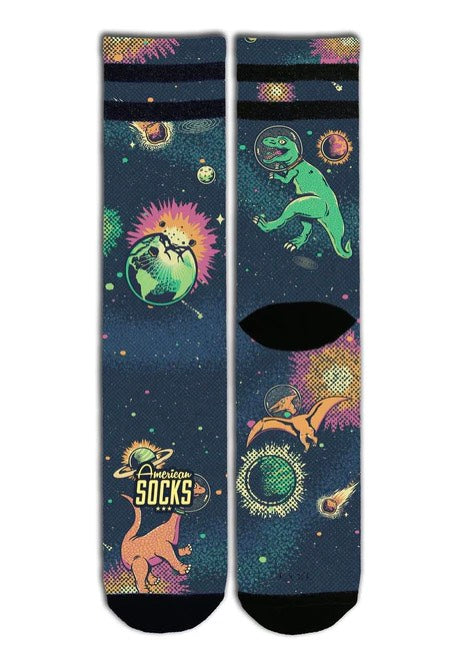 American Socks - Space Dino Mid High - Socks Deals