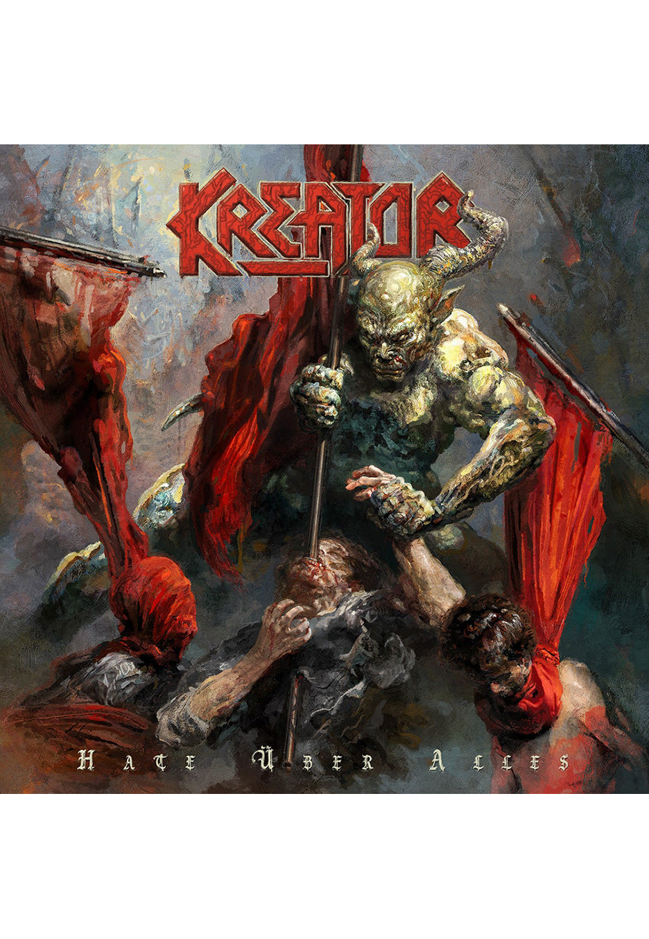 Kreator - Hate ber Alles Ltd. Clear/Red - Marbled 2 Vinyl Get To Buy