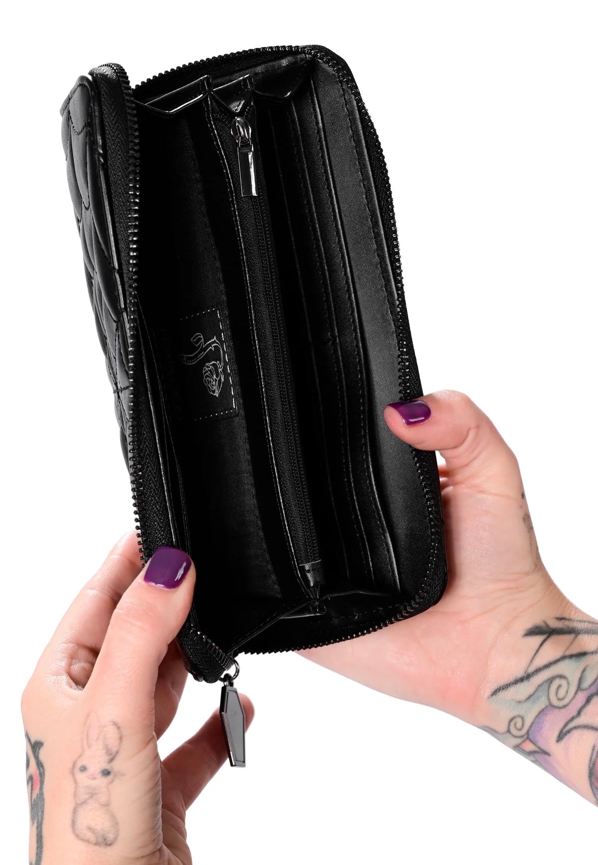 Foxblood - Spiderweb All Black - Wallet Clearance Recommend