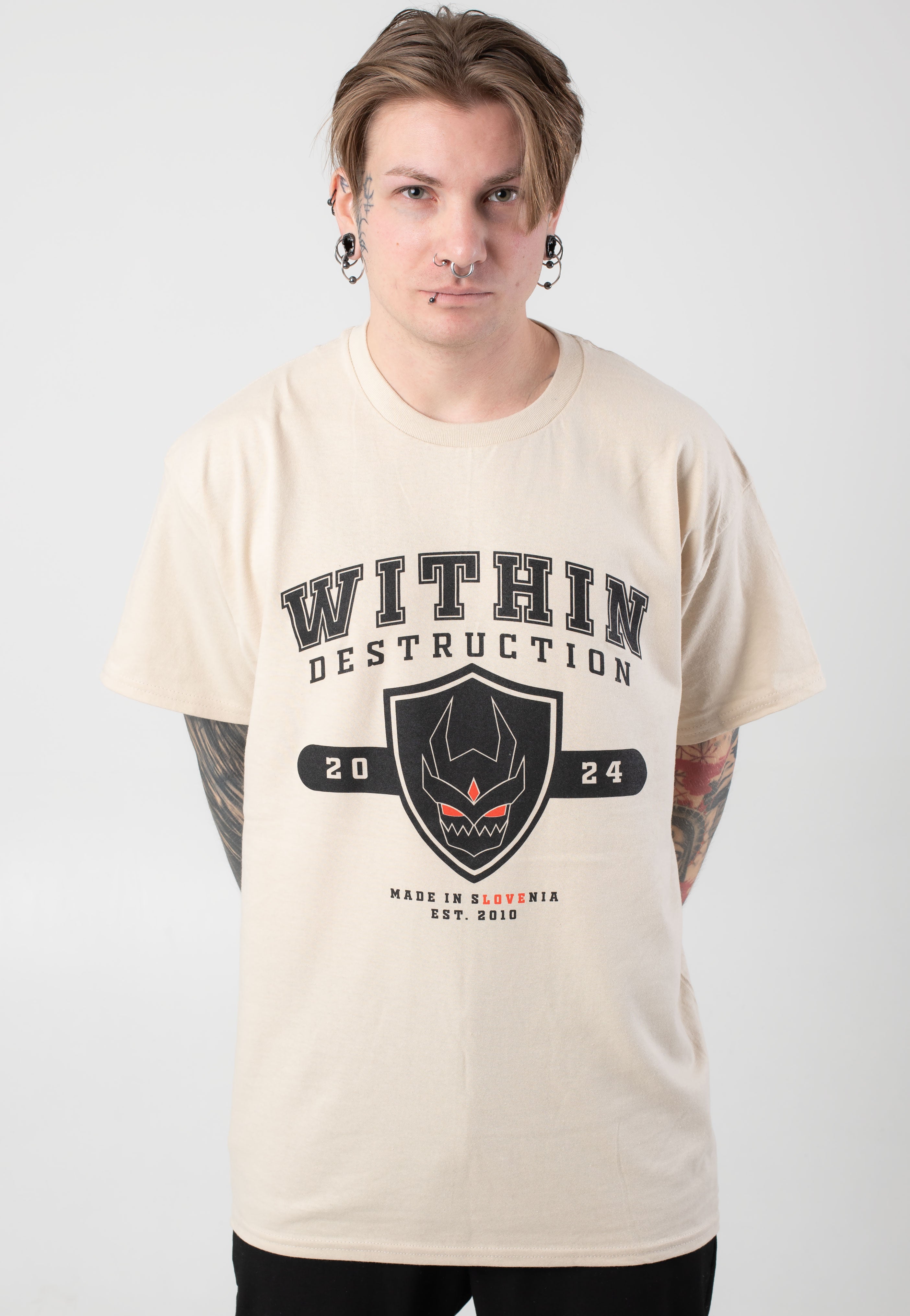 Within Destruction - College Sand - T-Shirt Cheap Best Seller