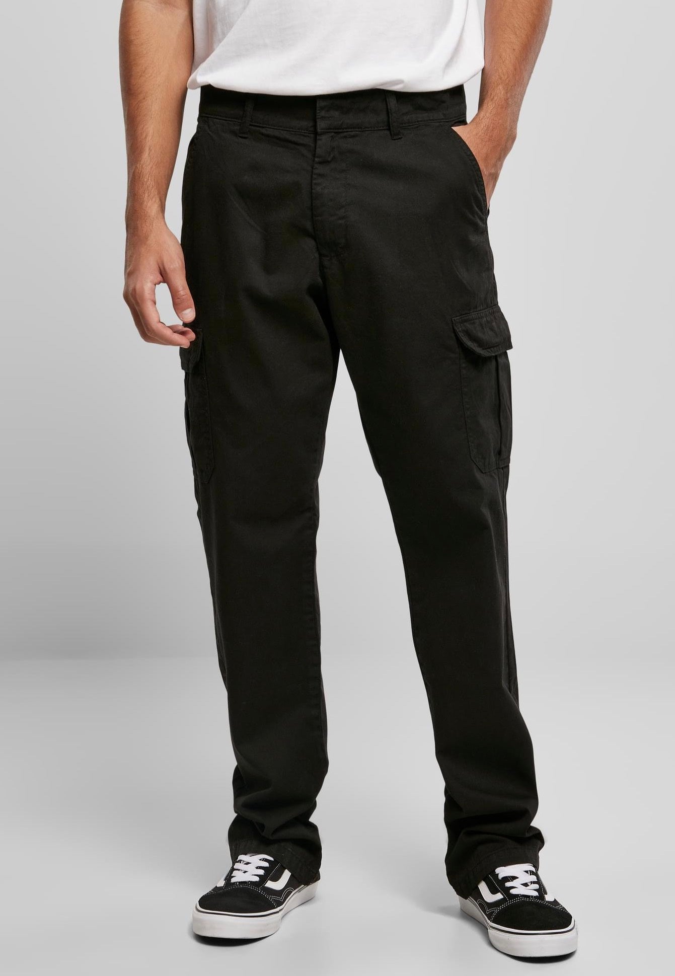 Urban Classics - Straight Leg Cargo Black - Pants Very Cheap Sale Online