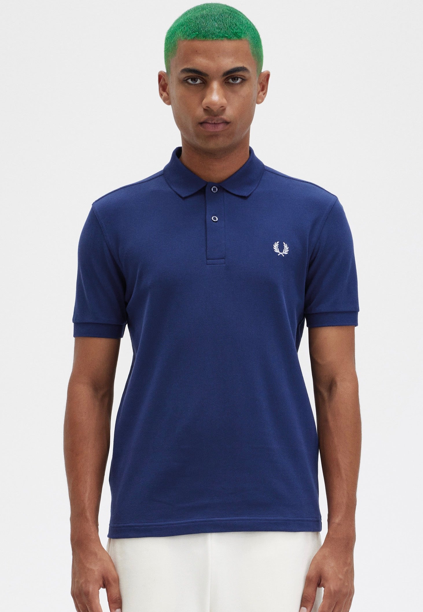 Fred Perry - Plain French Navy - Polo Best Wholesale