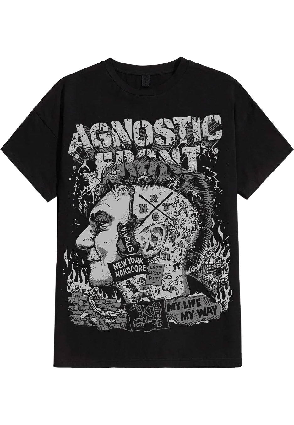 Agnostic Front - Stigma - T-Shirt Big Discount For Sale