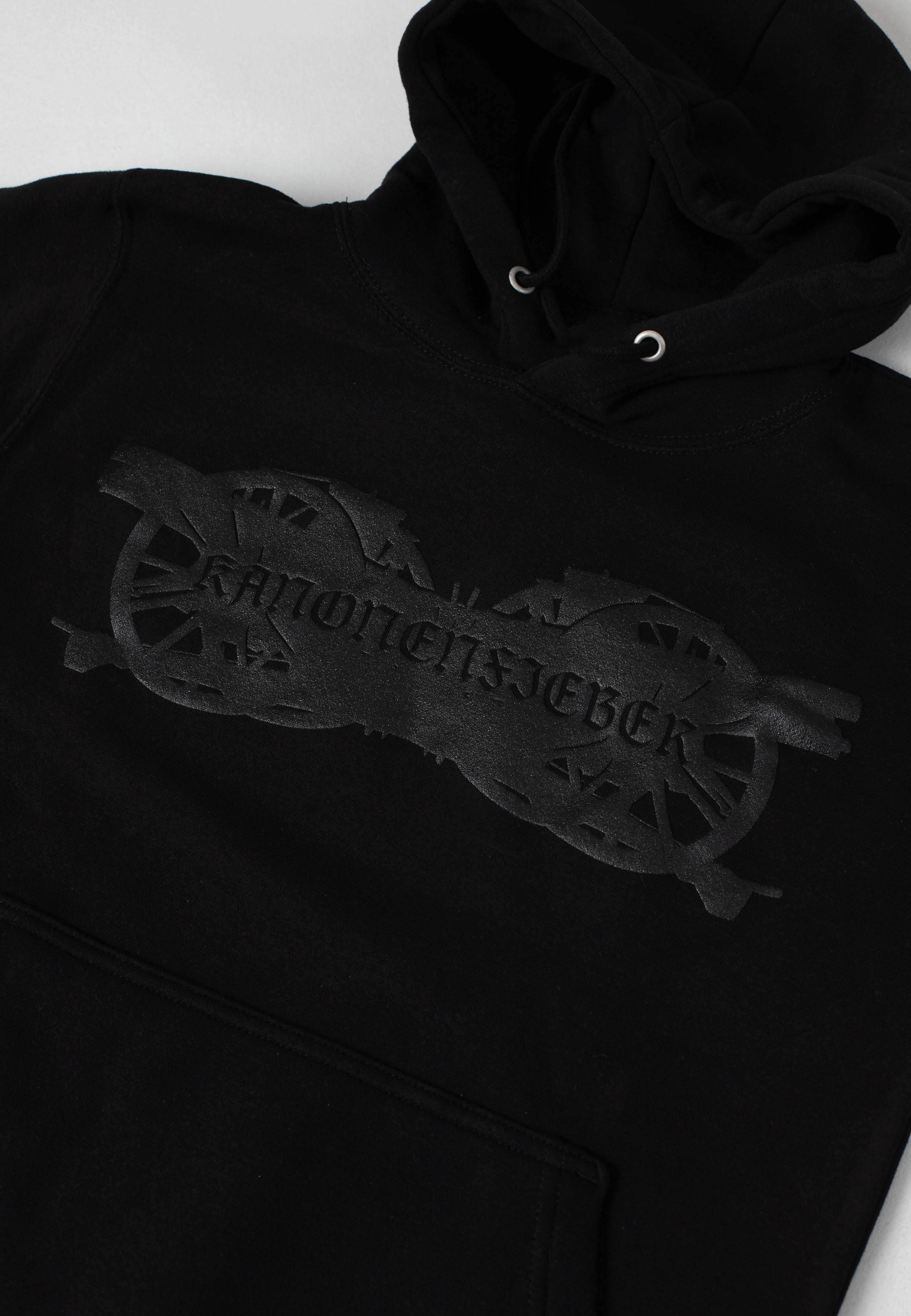 Kanonenfieber - Logo Limited Black On Black - Hoodie Enjoy Online