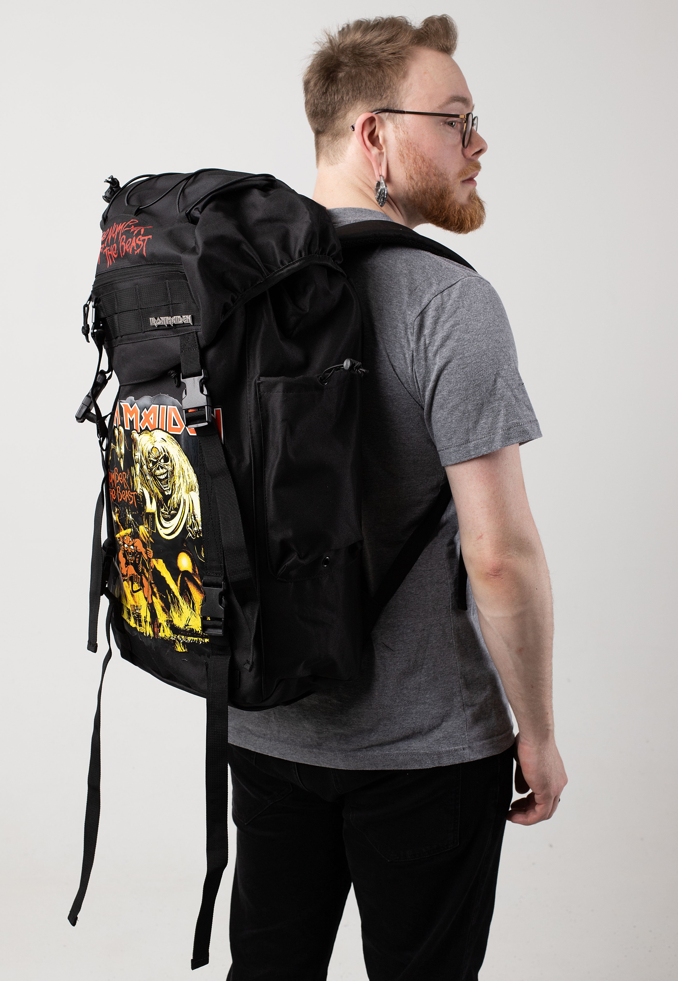 Brandit x Iron Maiden - Festival Black - Backpack Clearance Visit New