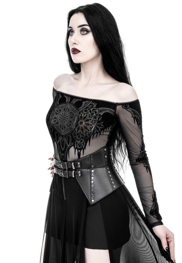 Restyle - Cathedralis Peplum - Belt Low Shipping Cheap Pice