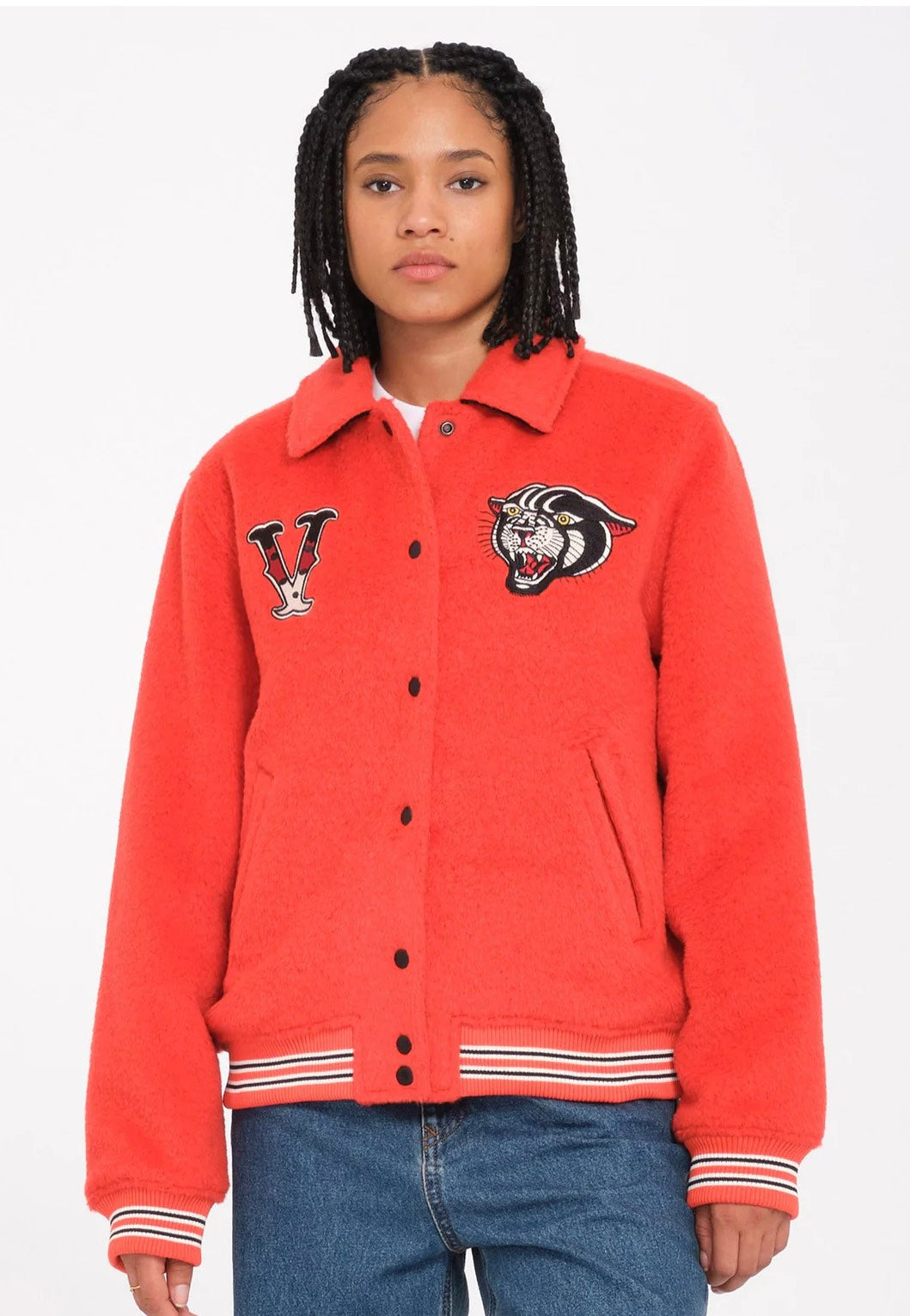 Volcom - Sickstone Bright Red - College Jacket Order Cheap Pice