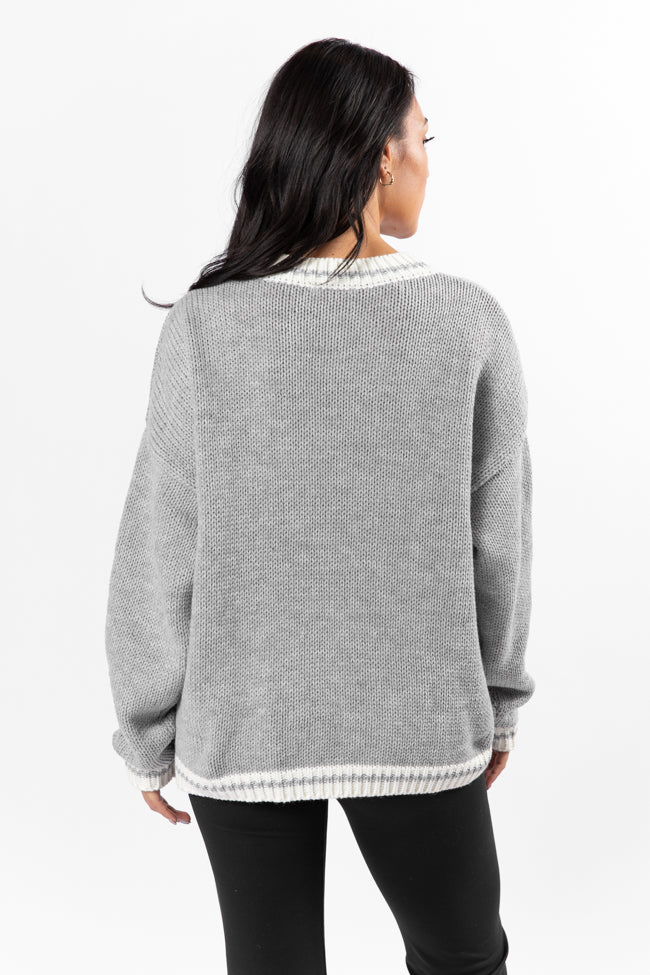 Stay At Home Club Grey Sweater SALE Low Pice Fee Shipping Cheap Online