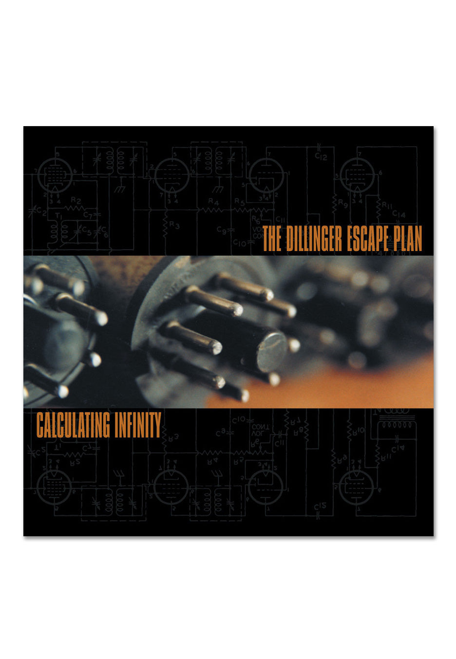 The Dillinger Escape Plan - Calculating Infinity Ltd. Orange/Silver/Black - Splatter Vinyl Cheap Sale Cheapest