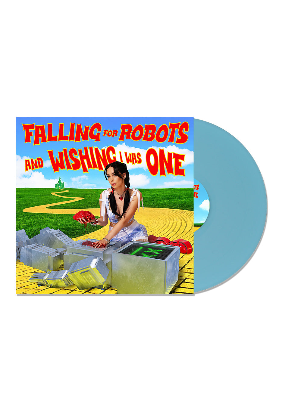 LL - falling for robots & whishing i was one Sky Blue - Colored Vinyl Clearance Recommend