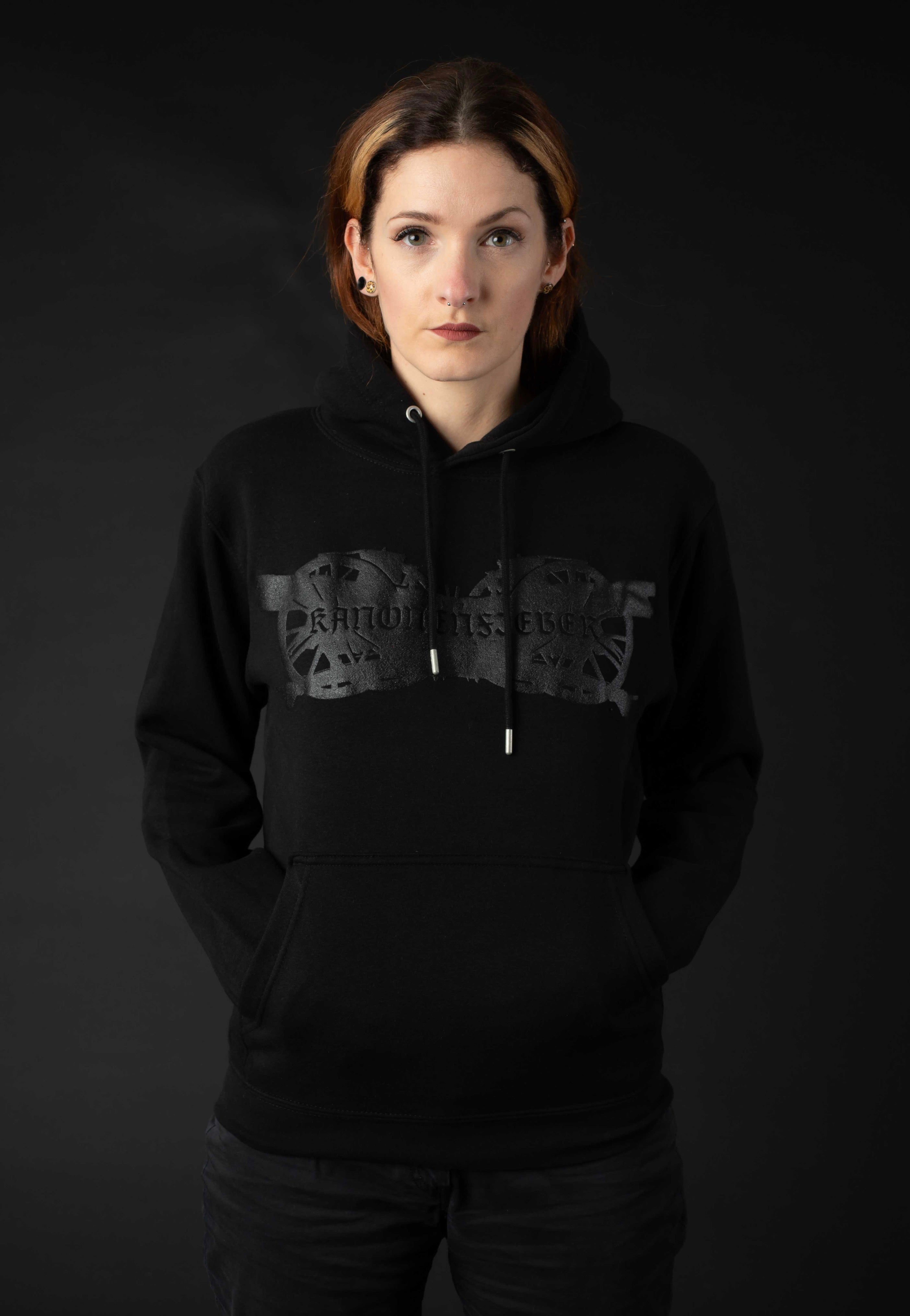 Kanonenfieber - Logo Limited Black On Black - Hoodie Enjoy Online