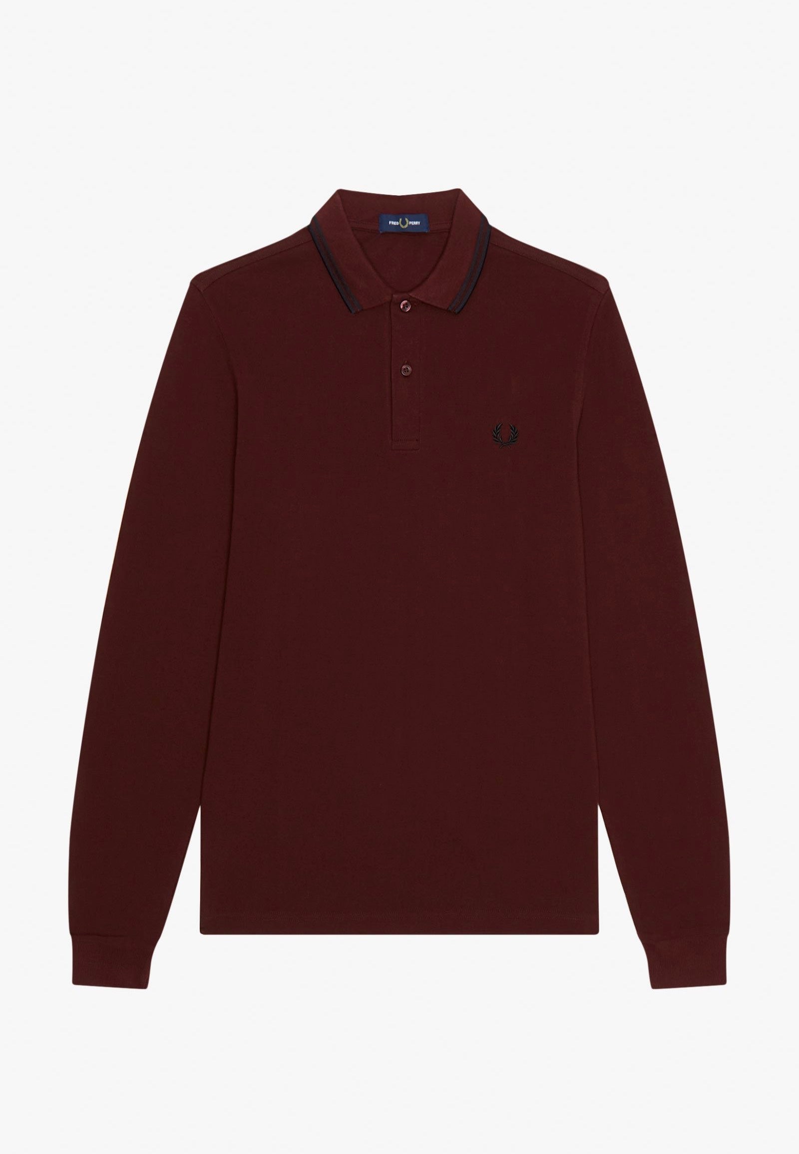 Fred Perry - Twin Tipped Oxblood - Longsleeve Best