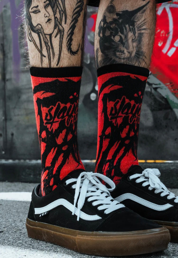 Stay Cold Apparel - Necroblade Comfort Red - Socks Pictures Online