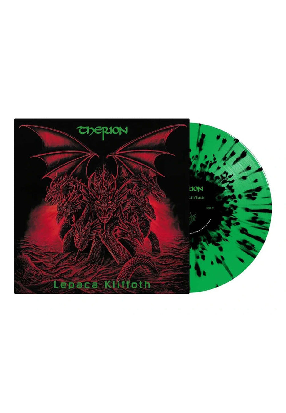 Therion - Lepaca Kliffoth Rerelease Green/Black - Splattered Vinyl Sale Visit