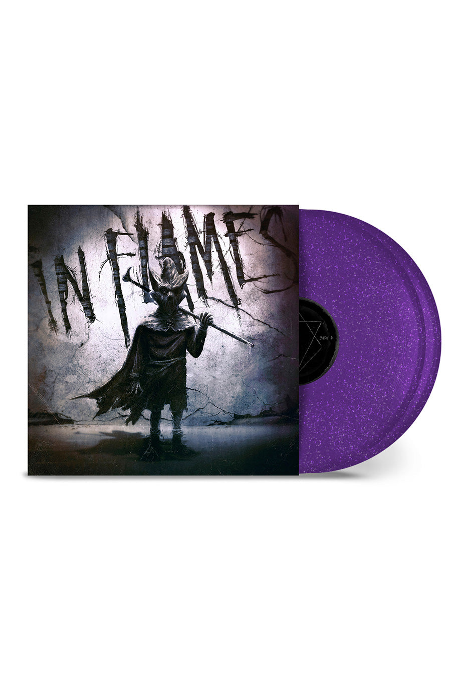 In Flames - The Mask Violet Sparkle - Colored 2 Vinyl Free Shipping Big Discount