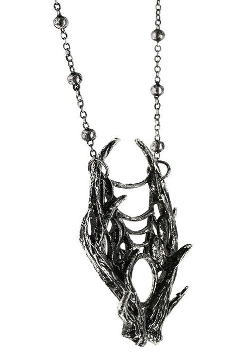 Restyle - Moon Antler With Moon Phases Pendant Silver - Necklace Cheap 100% Authentic