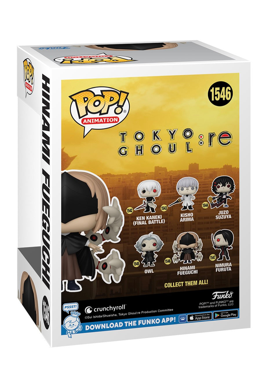 Tokyo Ghoul - Re: Hinami Fueguchi w/Chase POP! Vinyl - Funko Pop Best Wholesale Sale Online