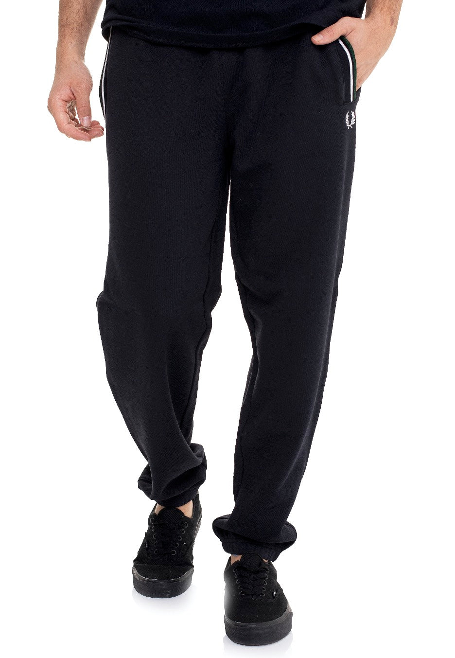 Fred Perry - Tipped Loopback Navy - Sweat Pants Huge Surprise Cheap Online