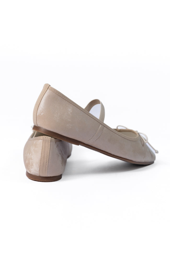 Brayden Beige Ballet Flats Free Shipping Eastbay