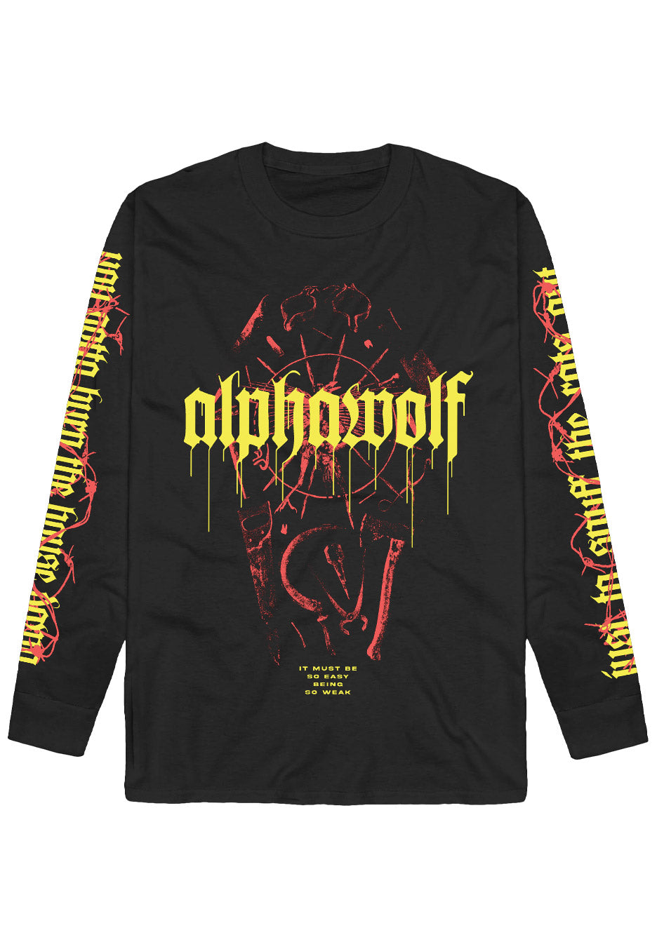 Alpha Wolf - Coffin - Longsleeve Best Wholesale Online