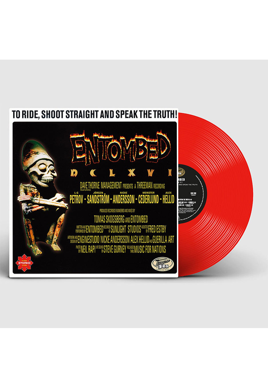 Entombed - Dclxvi To Ride  Shoot Straight And Speak The Truth Red - Colored Vinyl Reliable Online