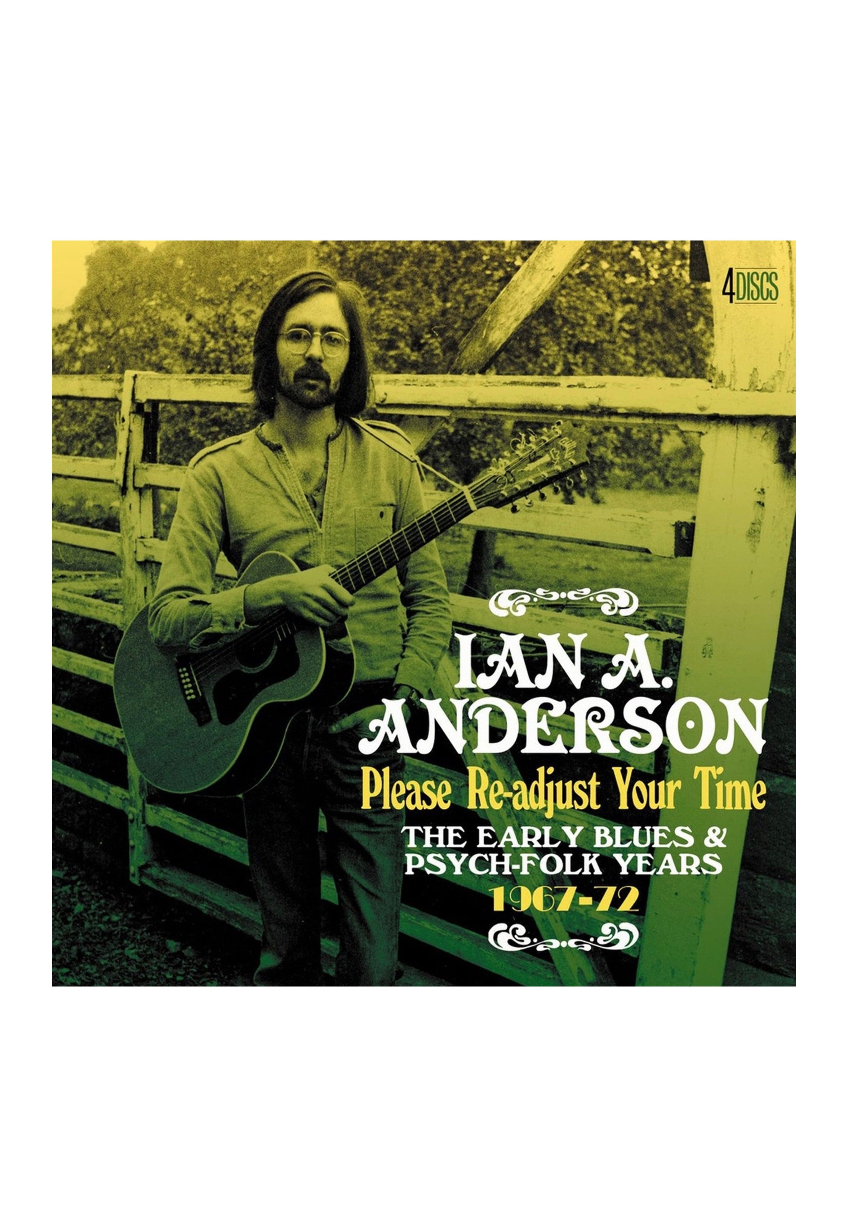 Ian A. Anderson - Re-Adjust Your Time: The Early Blues & Psych-Folk Years 1967-1972 - 4 CD Outlet Clearance Store