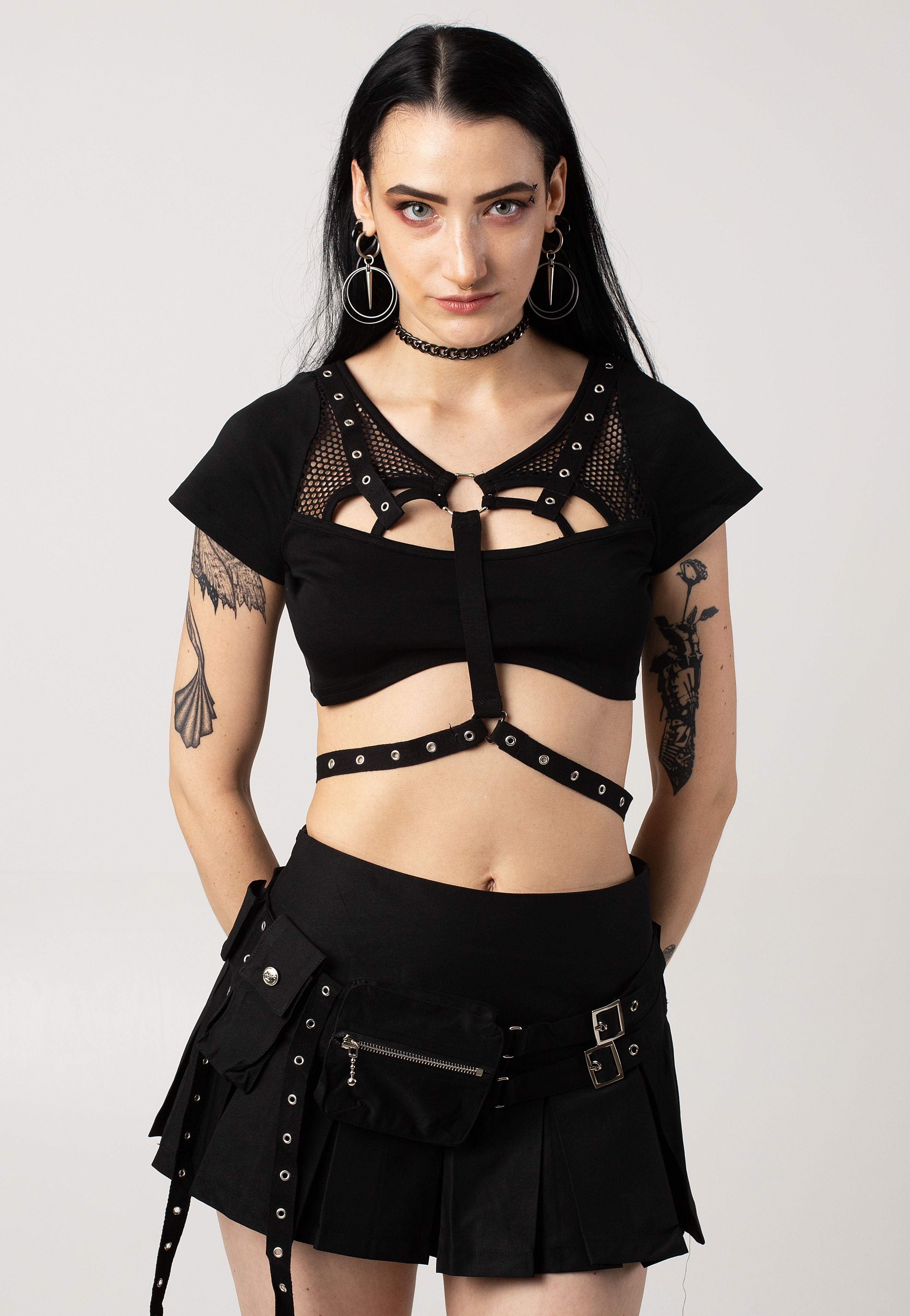 Dark In Love - Punk Rock Moto Crop Black - Top Cheap 2025 Newest