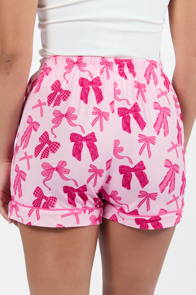 Good To Get Away In Put A Bow On It Pajama Shorts For Sale Sale Online