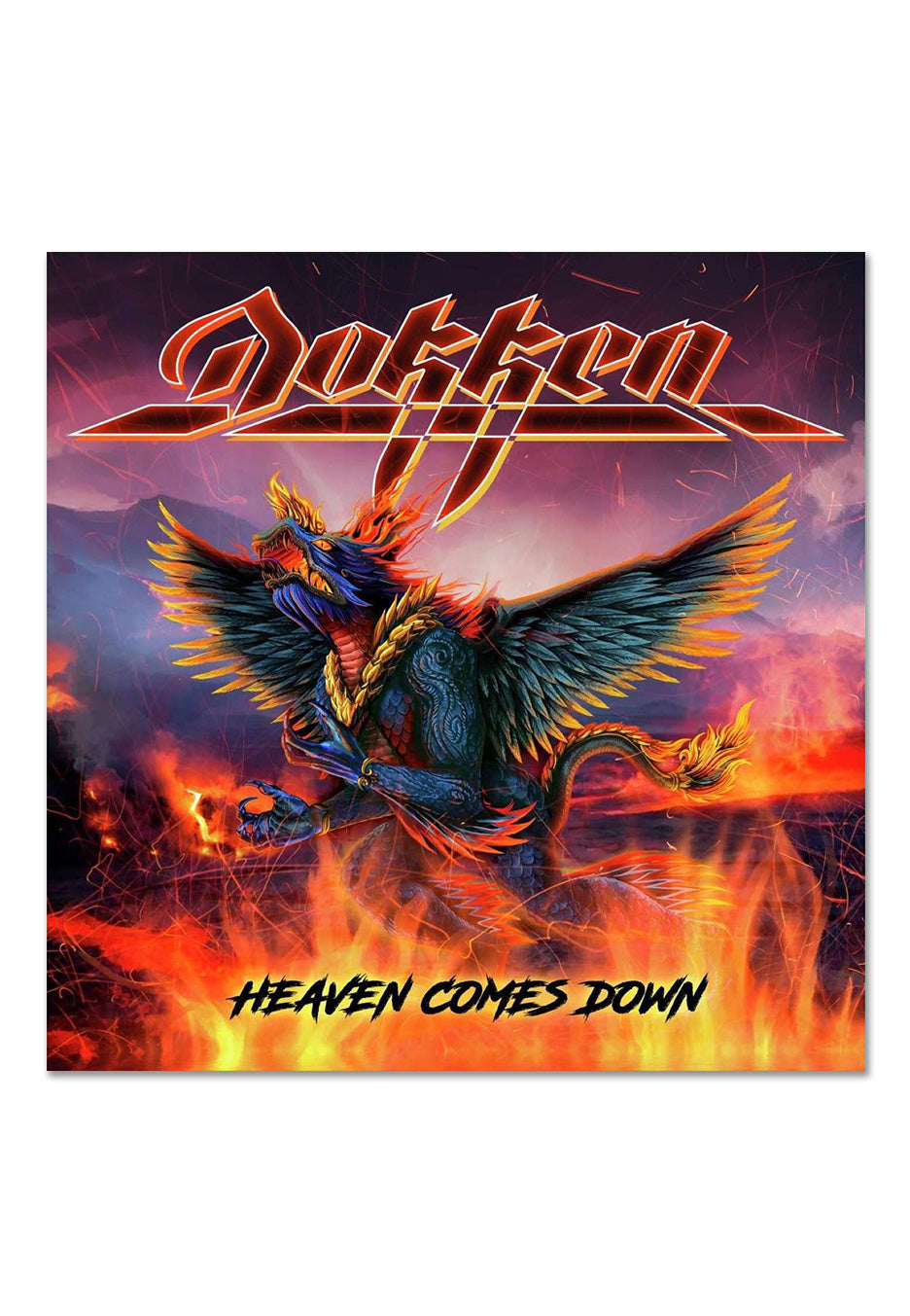 Dokken - Heaven Comes Down Lilac - Colored Vinyl Footlocker For Sale