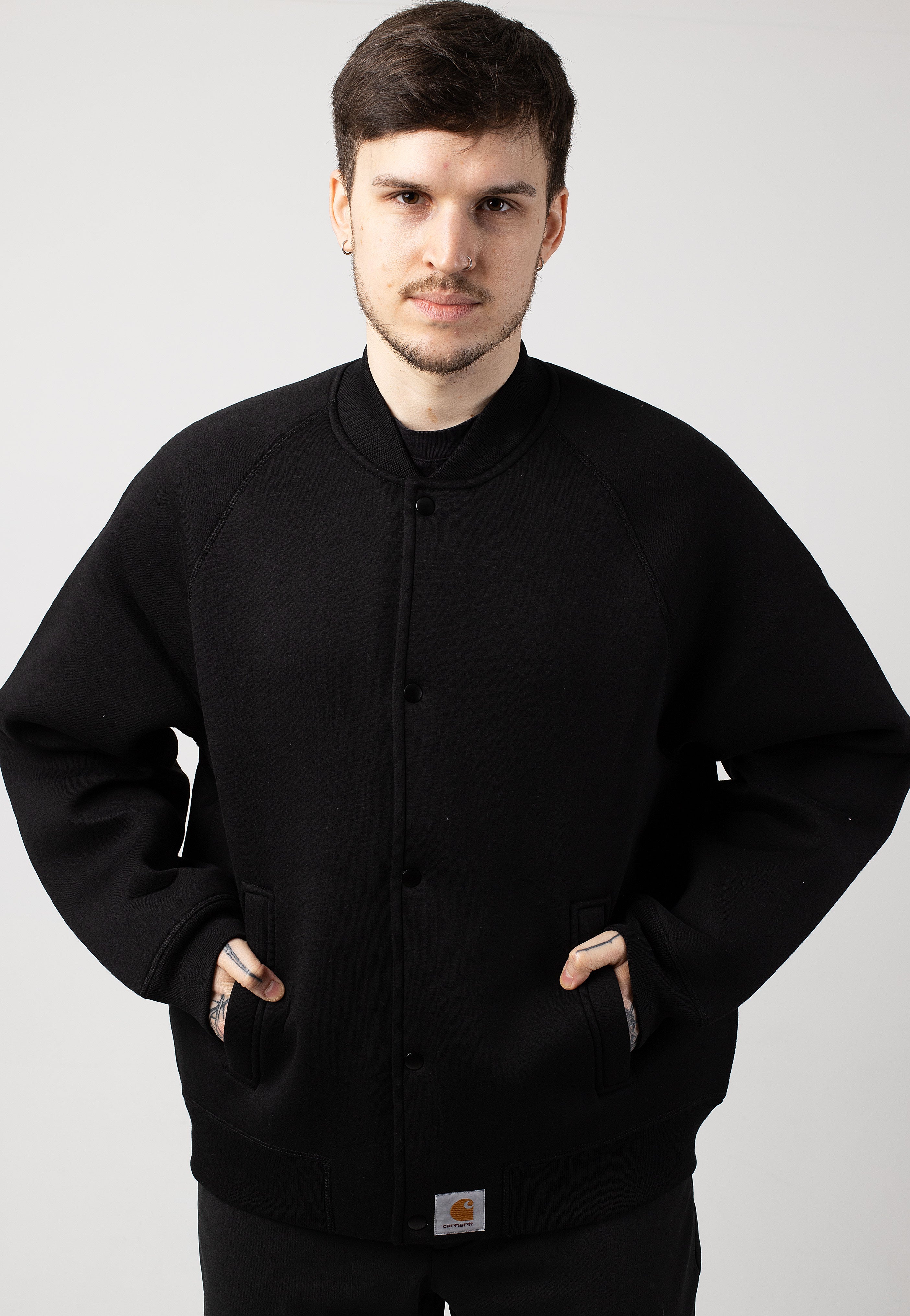 Carhartt WIP - Car Lux Bomber Black/Grey - Jacket Affordable Online