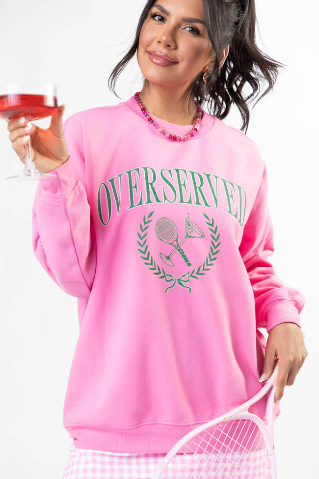 Overserved Pink Oversized Graphic Sweatshirt Wide Range Of Cheap Online