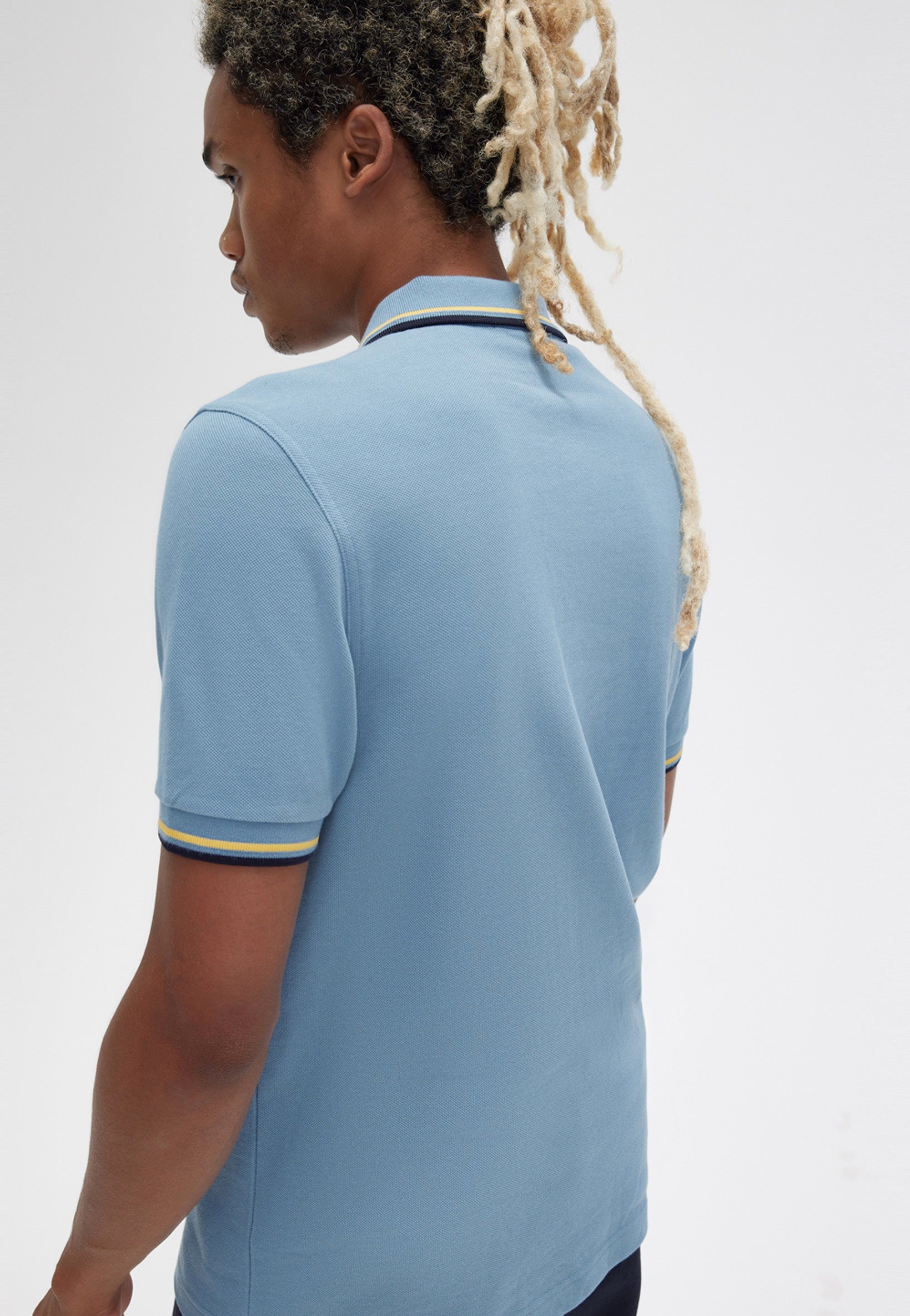 Fred Perry - Twin Tipped Ablue/Ghour/Navy - Polo 2025 Sale Online