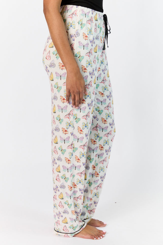 Good To Get Away Butterfly Pajama Pants Buy Cheap Cost