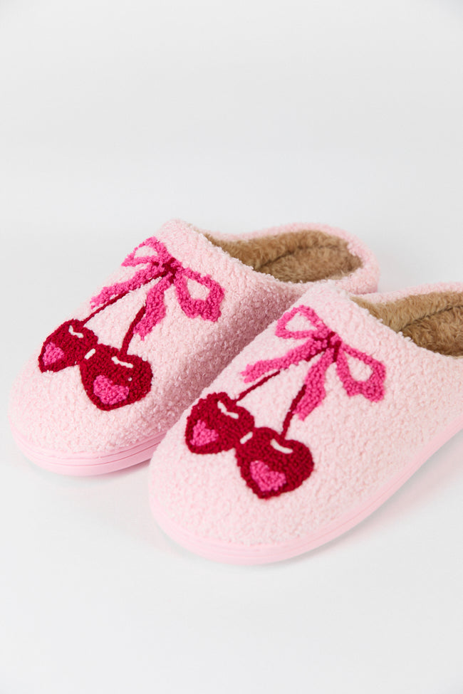 Cherry Bow Slippers Kalee Rogers X Pink Lily FINAL SALE Official Cheap Online