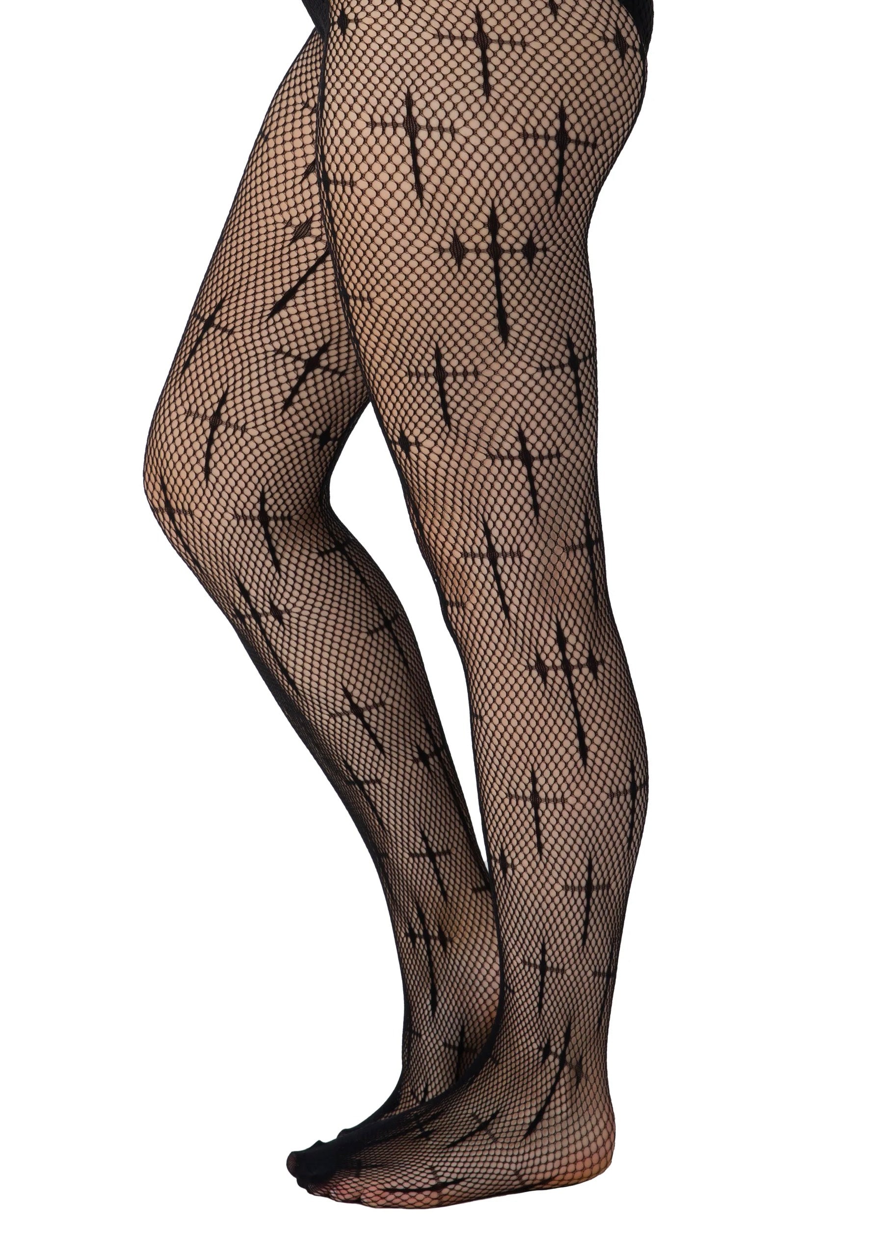 Pamela Mann - Latin Cross Net Black - Tights Free Shipping Wiki