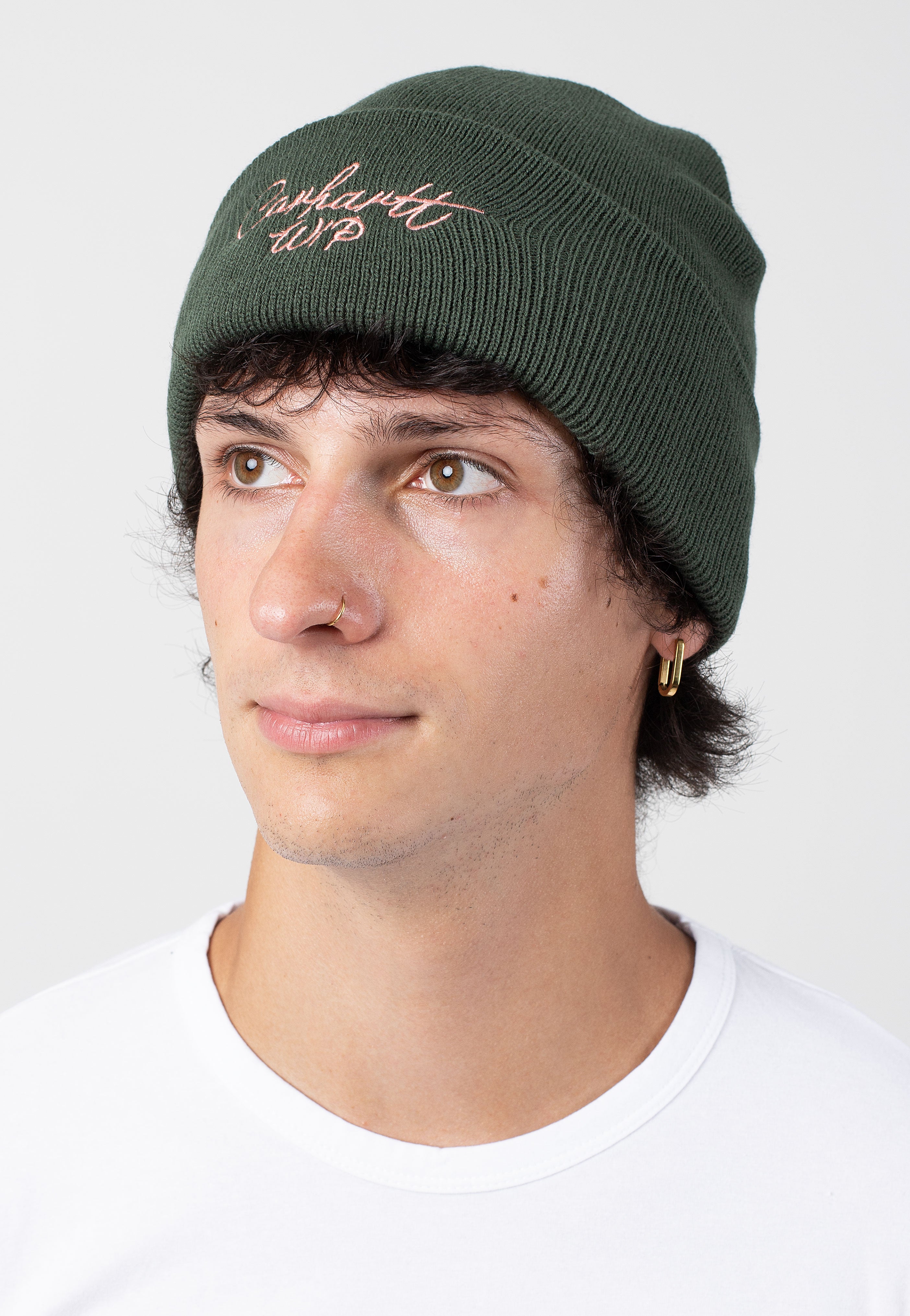 Carhartt WIP - Signature Sycamore Tree/Dusty Rose - Beanie Discount Inexpensive