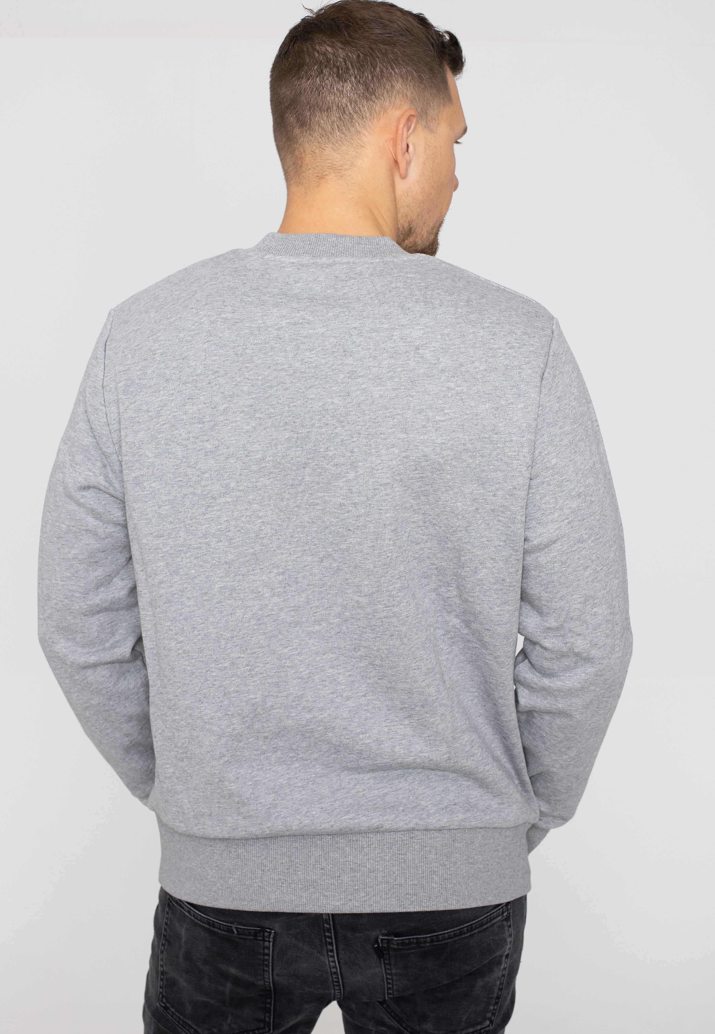 Fred Perry - Crew Neck Steel Marl - Sweater 2025 New Sale Online