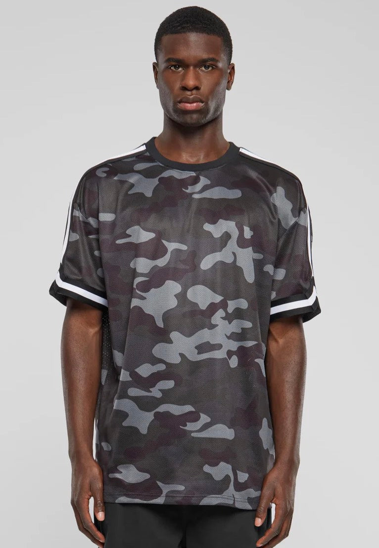 Urban Classics - Oversized Mesh Darkcamo - T-Shirt Discount Best Store To Get