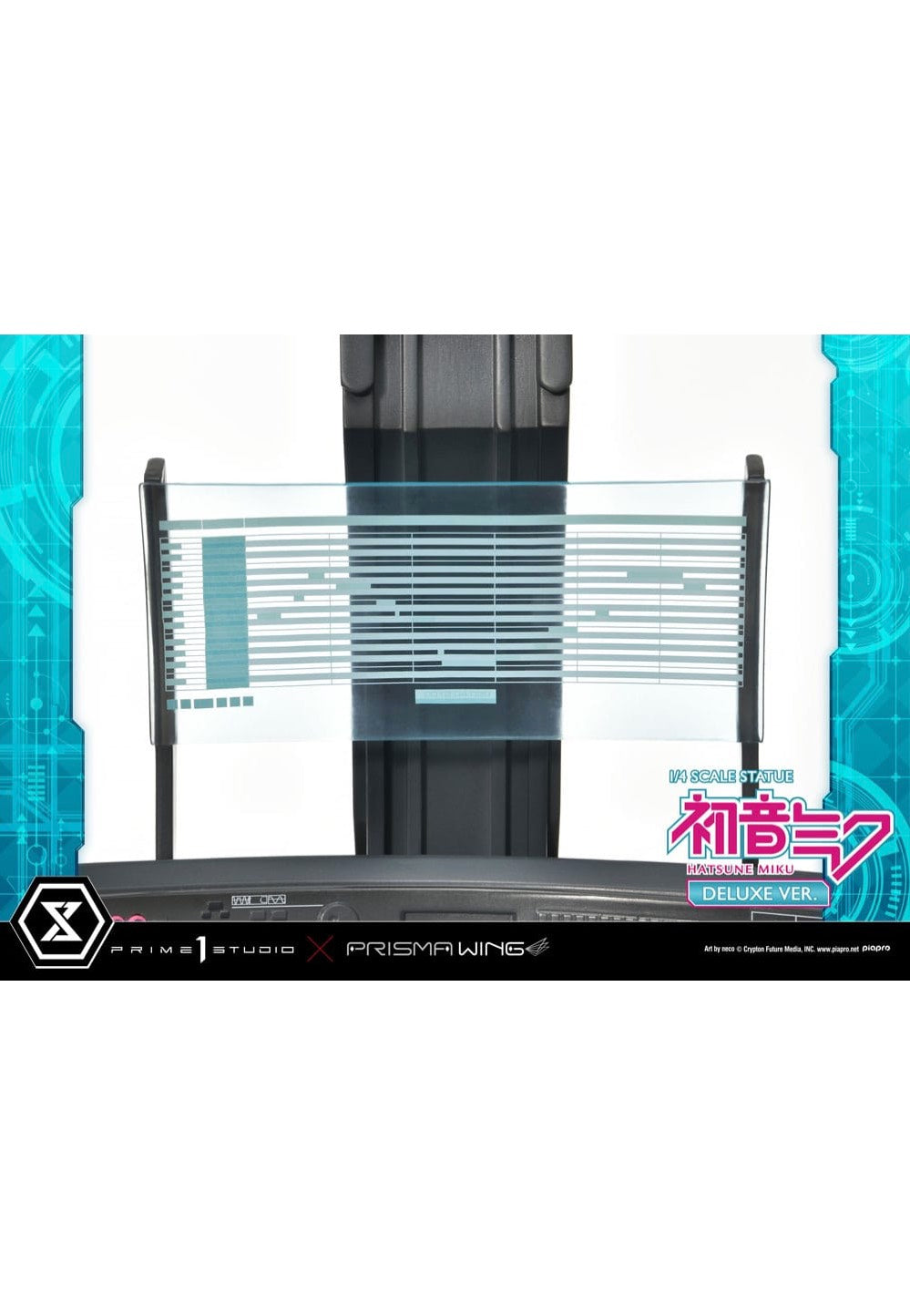 Hatsune Miku - Prisma Wing 1:4 Hatsune Miku Art by neco Deluxe Bonus - Statue Outlet Hot Sale