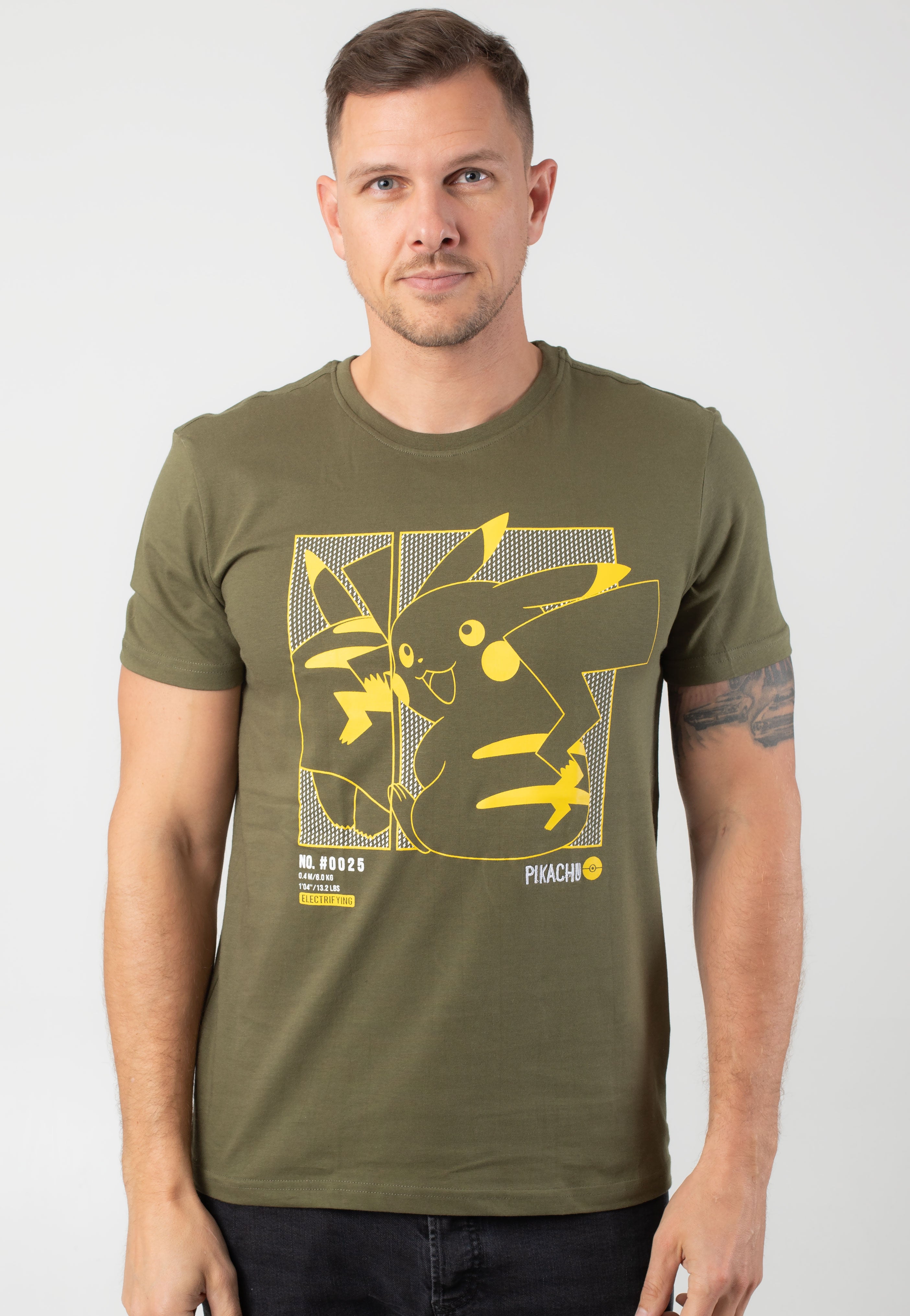 Pokémon - Pikachu Green - T-Shirt Cheap Pice Free Shipping