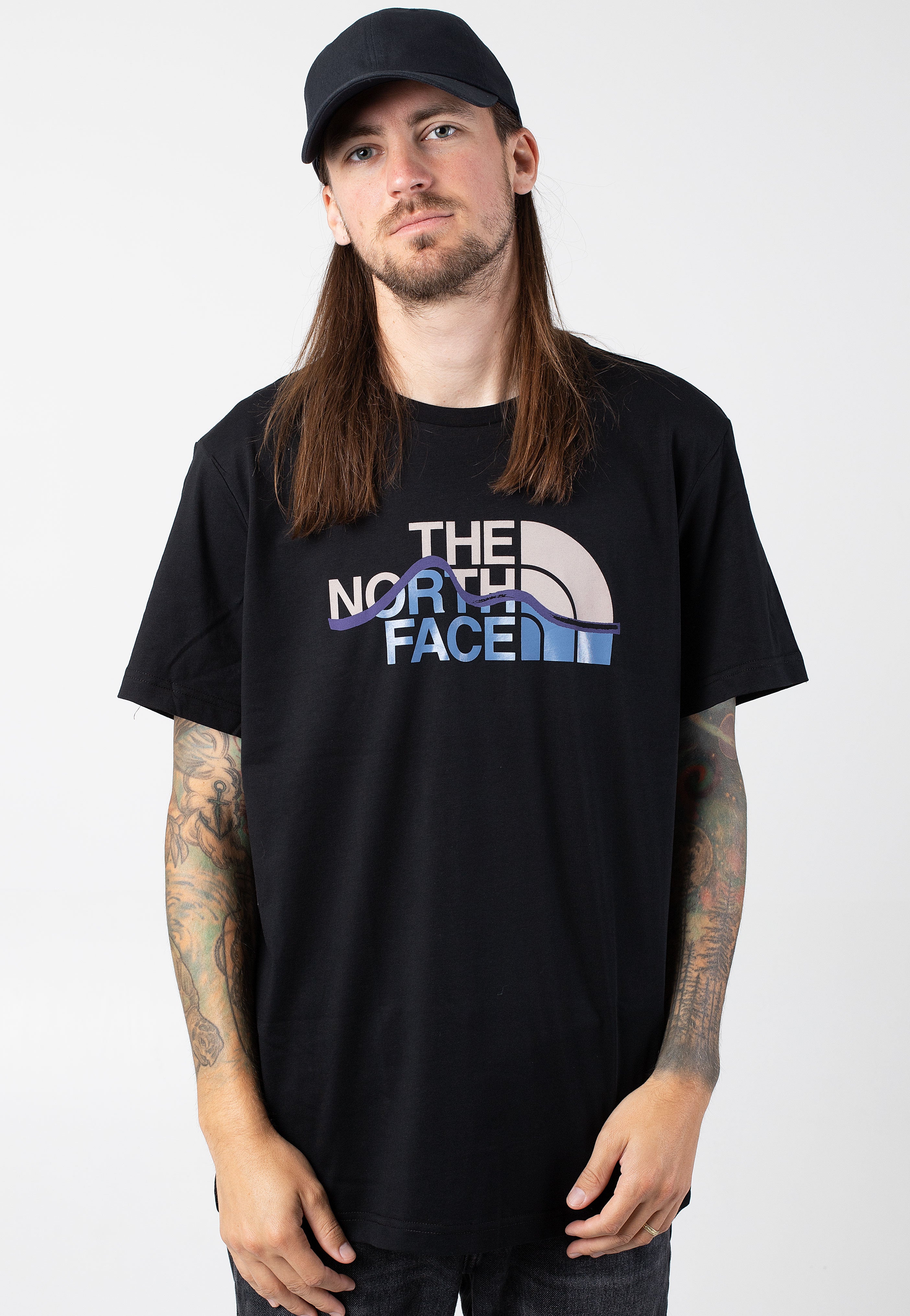 The North Face - Mountain Line Tnf Black - T-Shirt Pick A Best For Sale