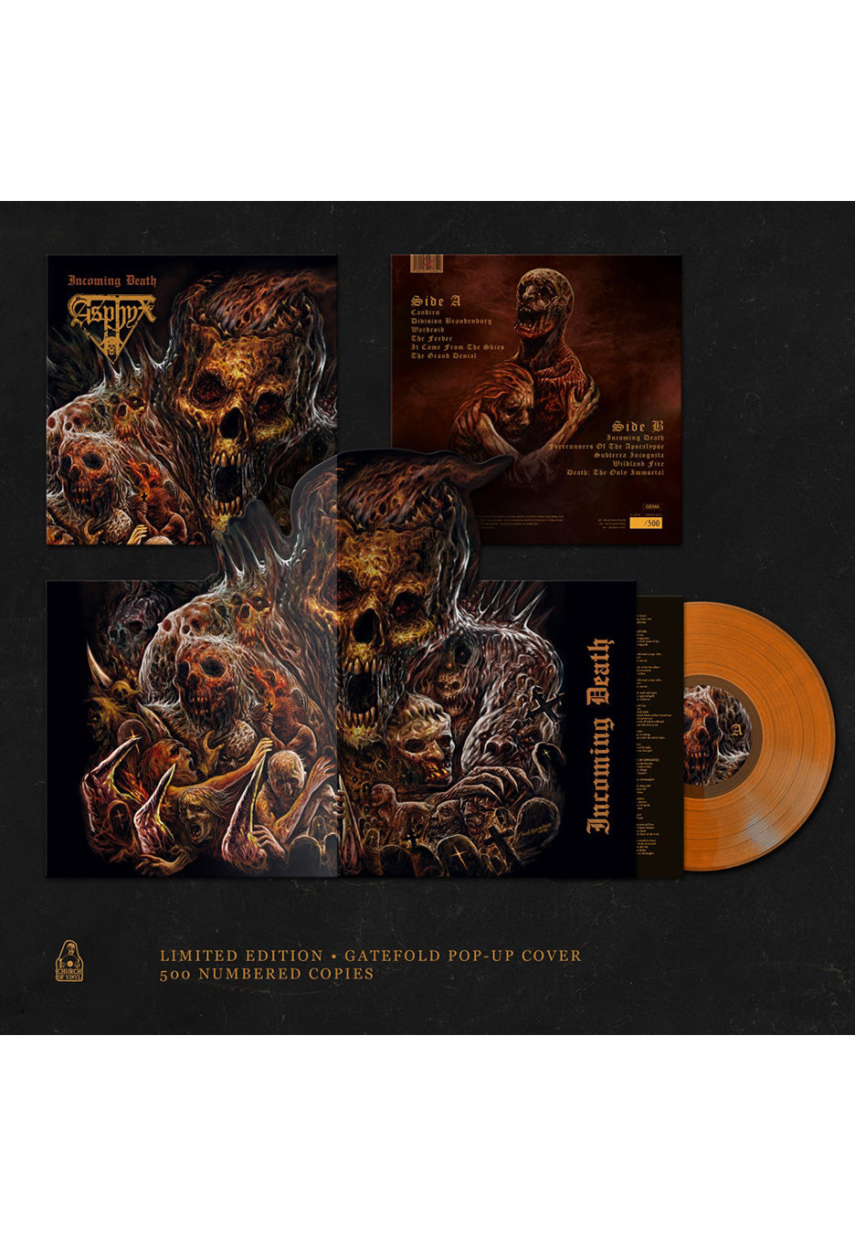 Asphyx - Incoming Death Clear Orange - Colored Vinyl Cheap Sale Low Pice